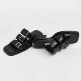 Lordette Black Sandals