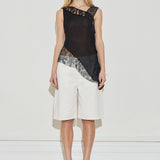 Deconstructed Lace Top