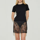 Lace Mini Skirt