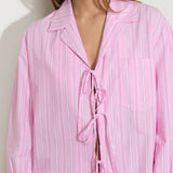 Oversized Tie Up Shirt