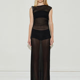 Ruched Maxi