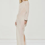 Silk Chiffon Long Sleeve Dress