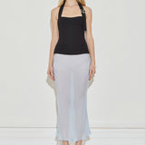 Silk Chiffon Midi Skirt