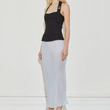 Silk Chiffon Midi Skirt