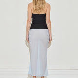Silk Chiffon Midi Skirt