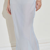 Silk Chiffon Midi Skirt