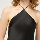 Silk Halter Neck Top