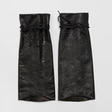 Samia Black Texture Leather Camal