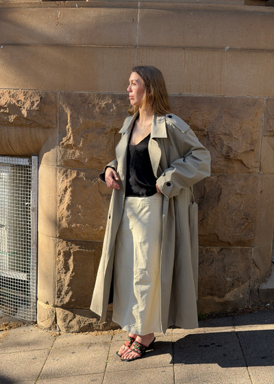 Double Breasted Trench - As seen on