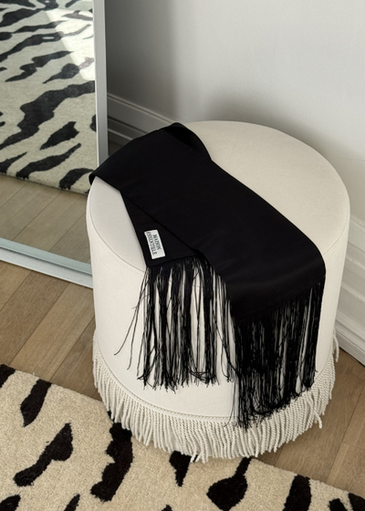 Silk Fringe Scarf - As seen on