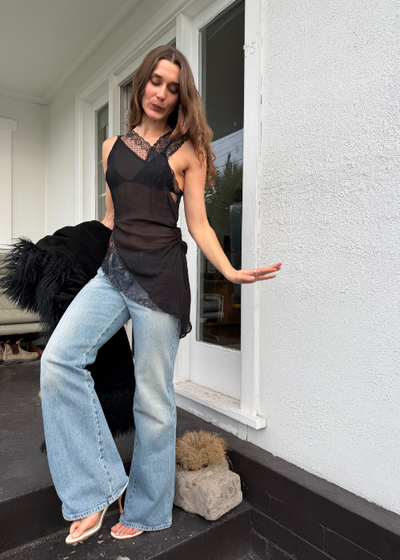 Deconstructed Lace Top - As seen on