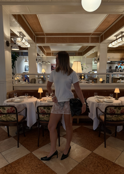 Lace Mini Skirt - As seen on