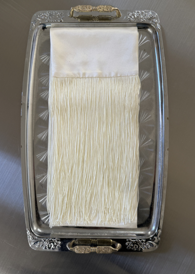 Silk Fringe Scarf - As seen on