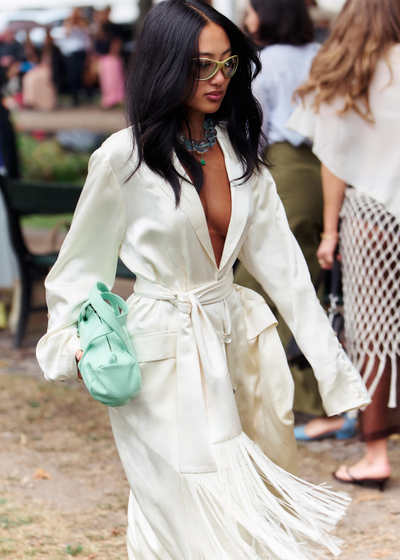 Silk Fringe Scarf - As seen on