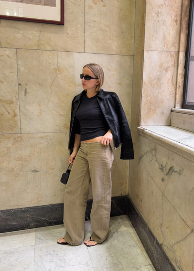 Cowhide Classic Leather Jacket - As seen on