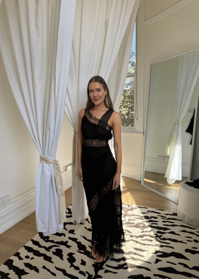 Deconstructed Lace Dress - As seen on