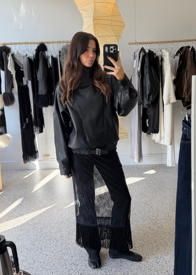 Lace Fringe Skirt - As seen on
