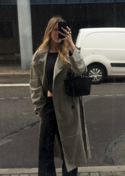 Double Breasted Trench - As seen on