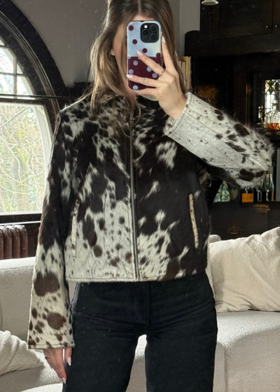 Cowhide Classic Leather Jacket - As seen on