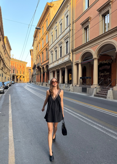 Cotton Lace Mini Dress - As seen on