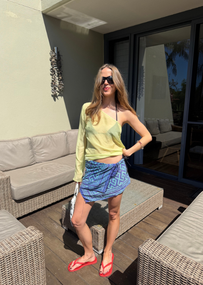 One Shoulder Long Sleeve Top - As seen on