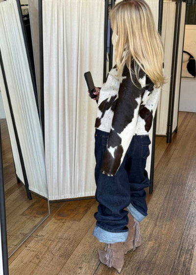 Cowhide Classic Leather Jacket - As seen on