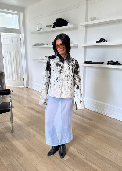 Cowhide Classic Leather Jacket - As seen on