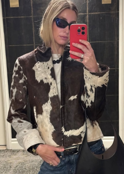 Cowhide Classic Leather Jacket - As seen on
