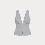 Almond Neckline Top