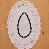 Black Beaded Necklace