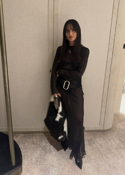 Cowhide Wide Belt - As seen on