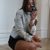 Cowhide Mini Leather Skirt