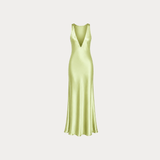 Almond Neckline Maxi