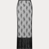 Lace Fringe Skirt