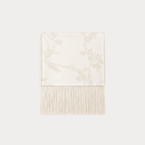 Jacquard Silk Fringe Scarf