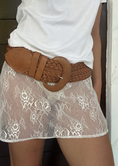 Lace Mini Skirt - As seen on