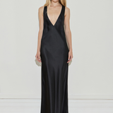 Almond Neckline Maxi