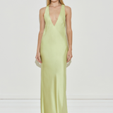 Almond Neckline Maxi