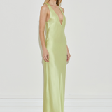 Almond Neckline Maxi