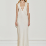 Almond Neckline Maxi