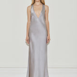Almond Neckline Maxi