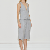 Almond Neckline Top