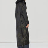 Fur Trimmed Kimono Duster