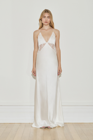 Lace Inlay Dress
