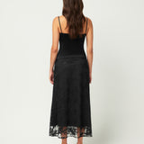 Lace Overlay Skirt