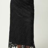 Lace Overlay Skirt