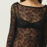 Long Sleeve Lace Dress