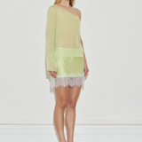 One Shoulder Long Sleeve Top