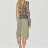 One Shoulder Long Sleeve Top