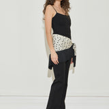 Silk Chiffon Fringe Scarf